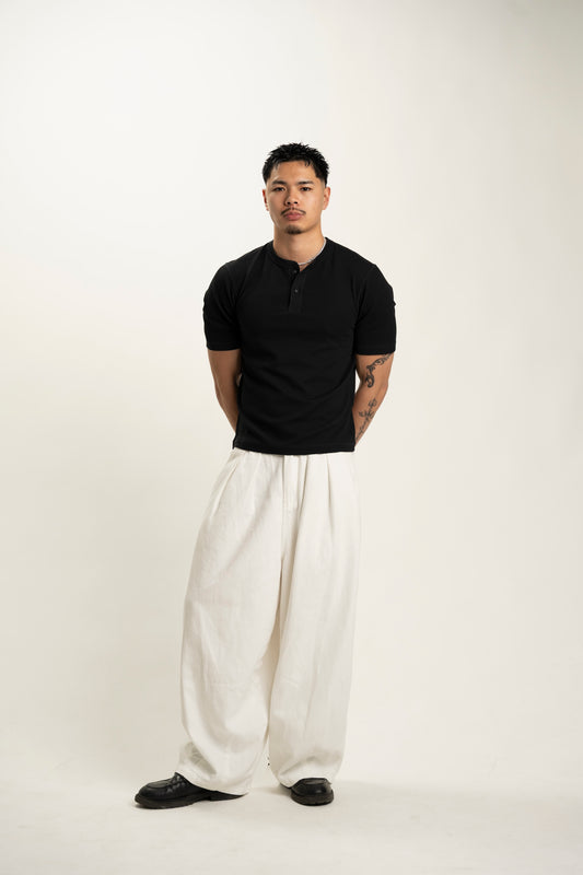 balloon denim jeans (white)