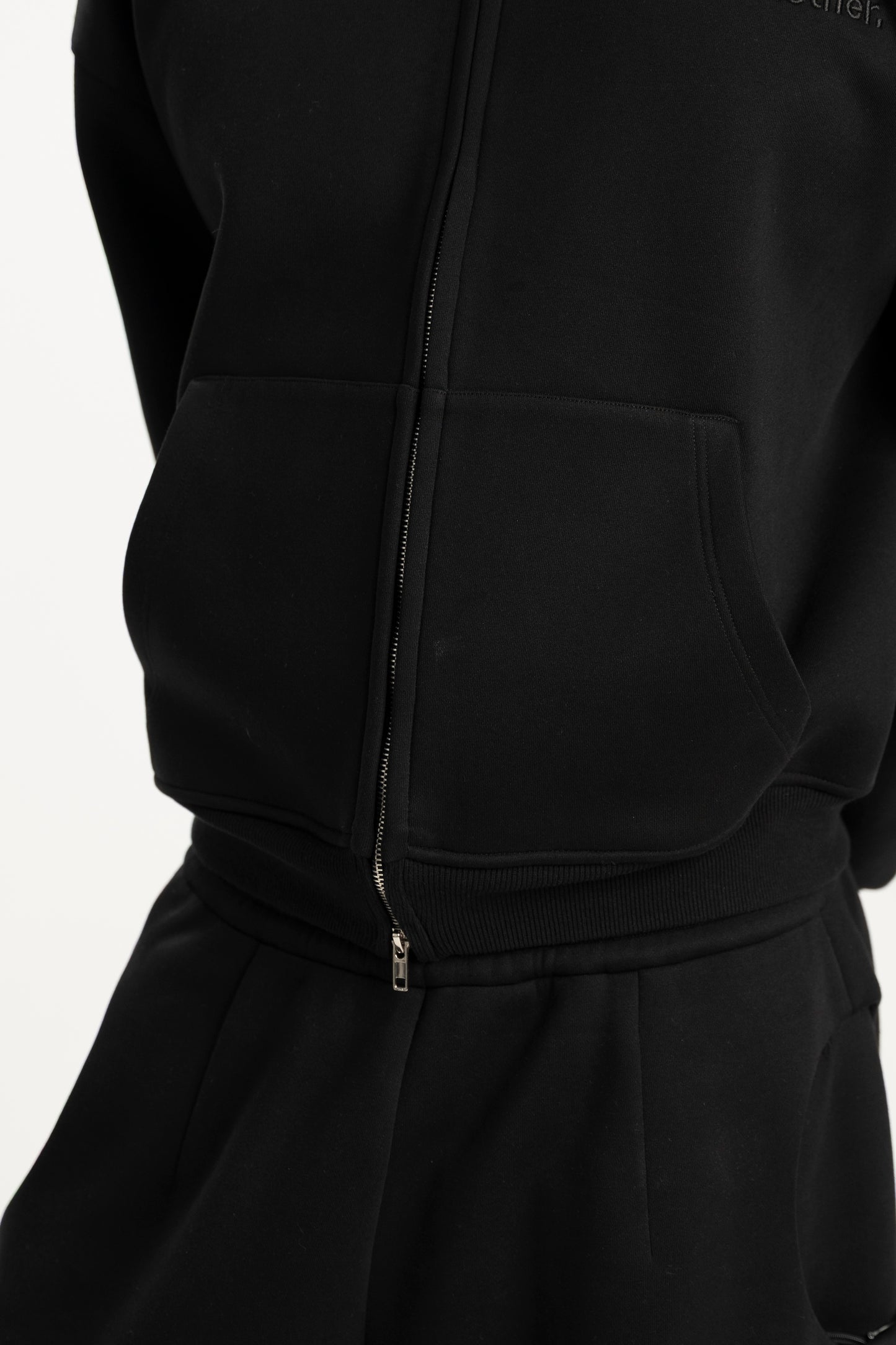 The Perfect Zip-Up Hoodie (Black)