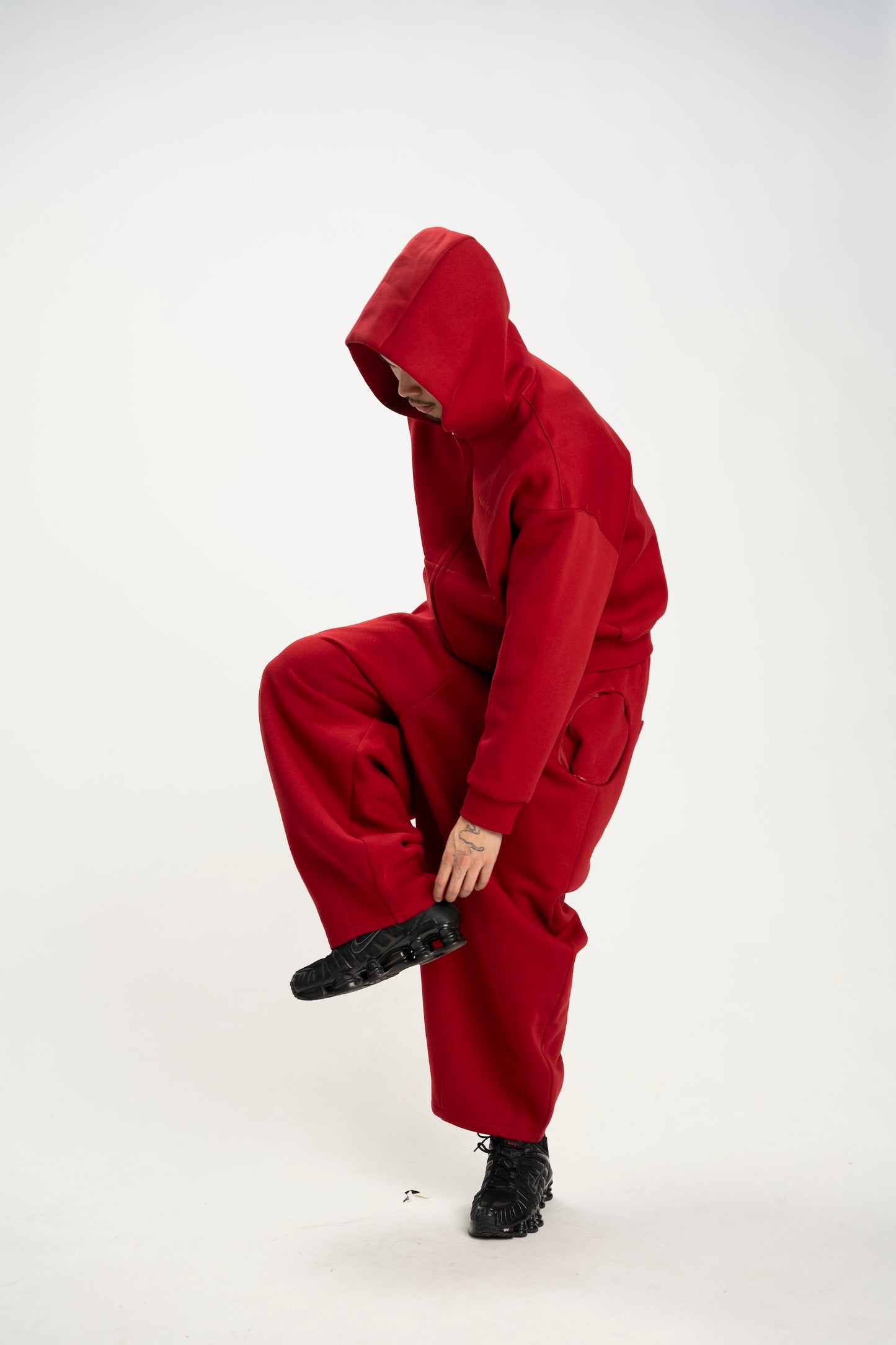 The Perfect Zip-Up Hoodie (Red)