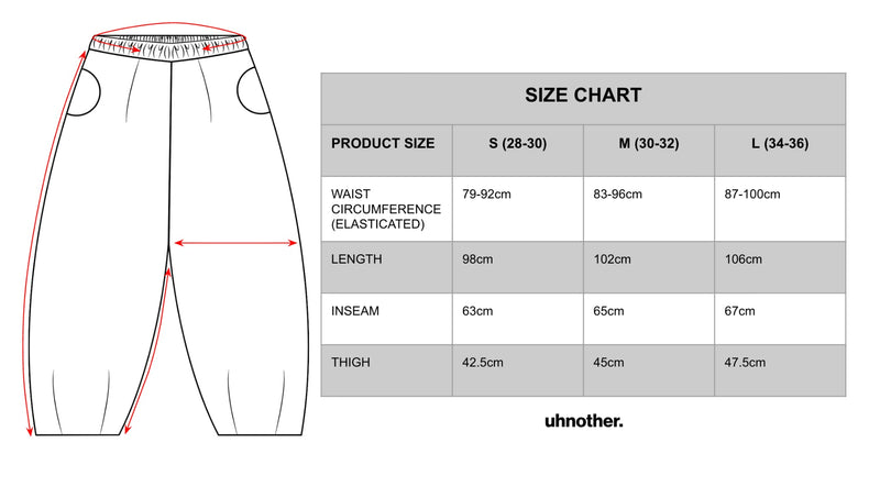 sizing chart