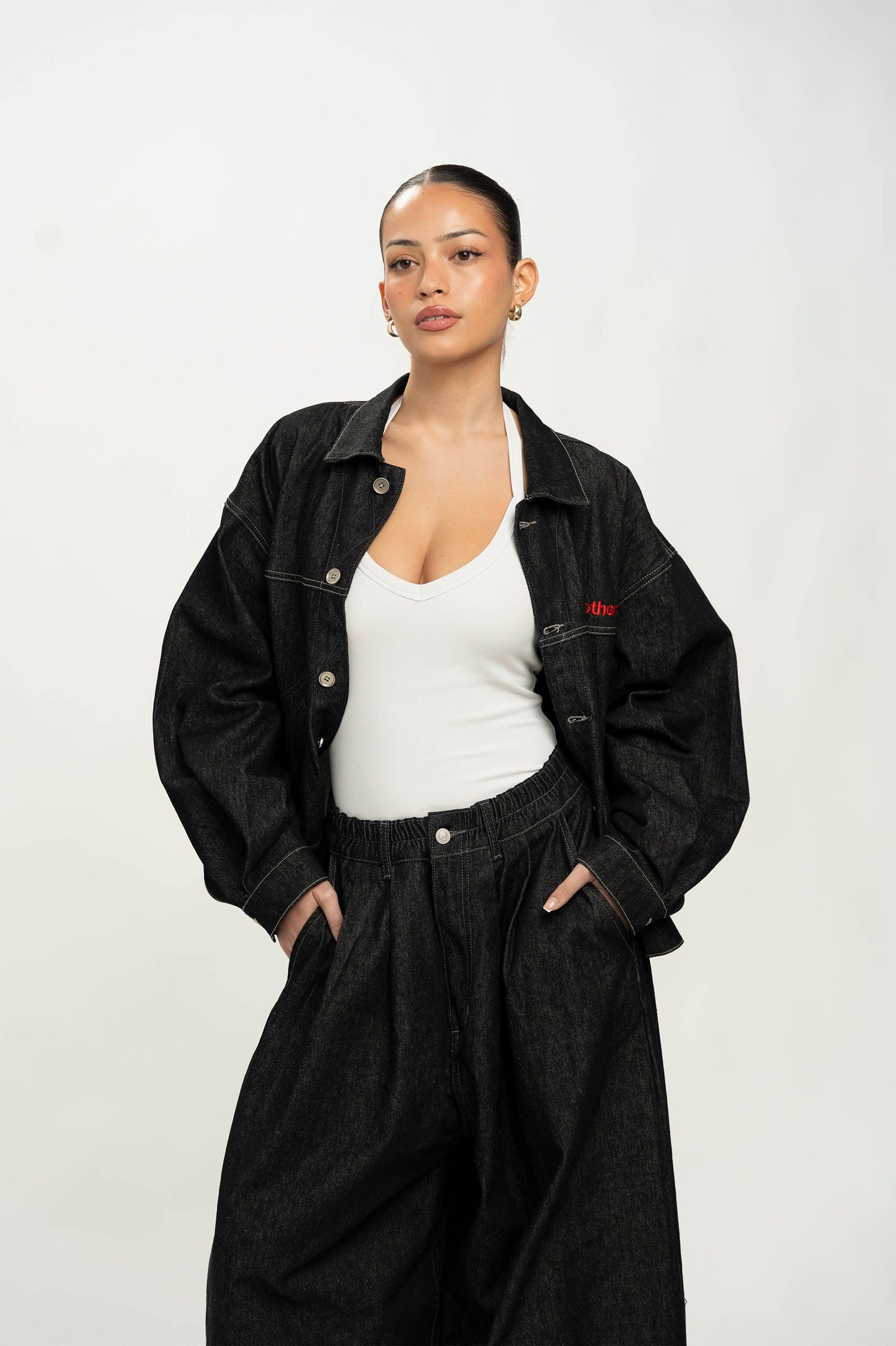 denim set