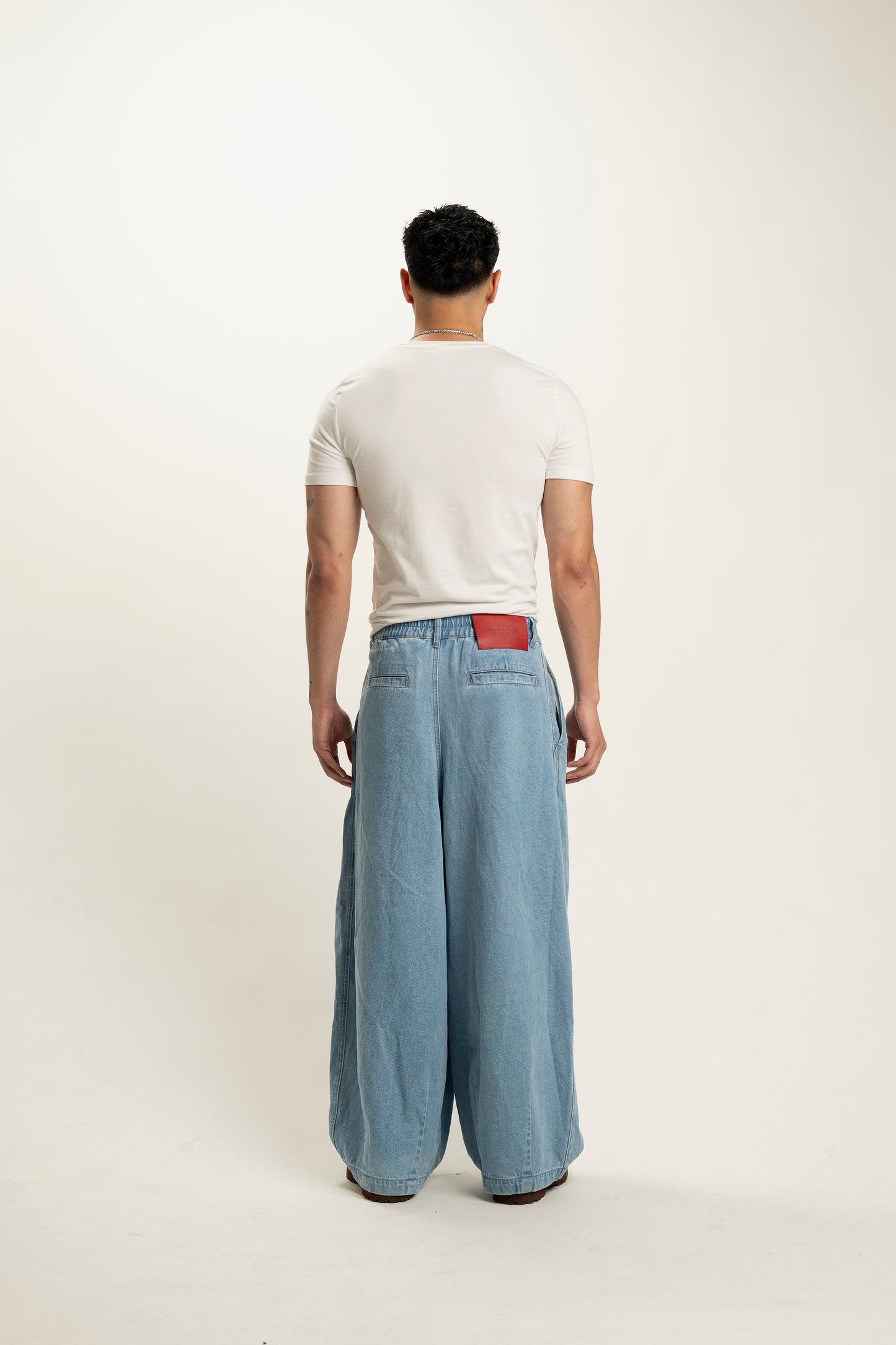 balloon denim jeans (blue)