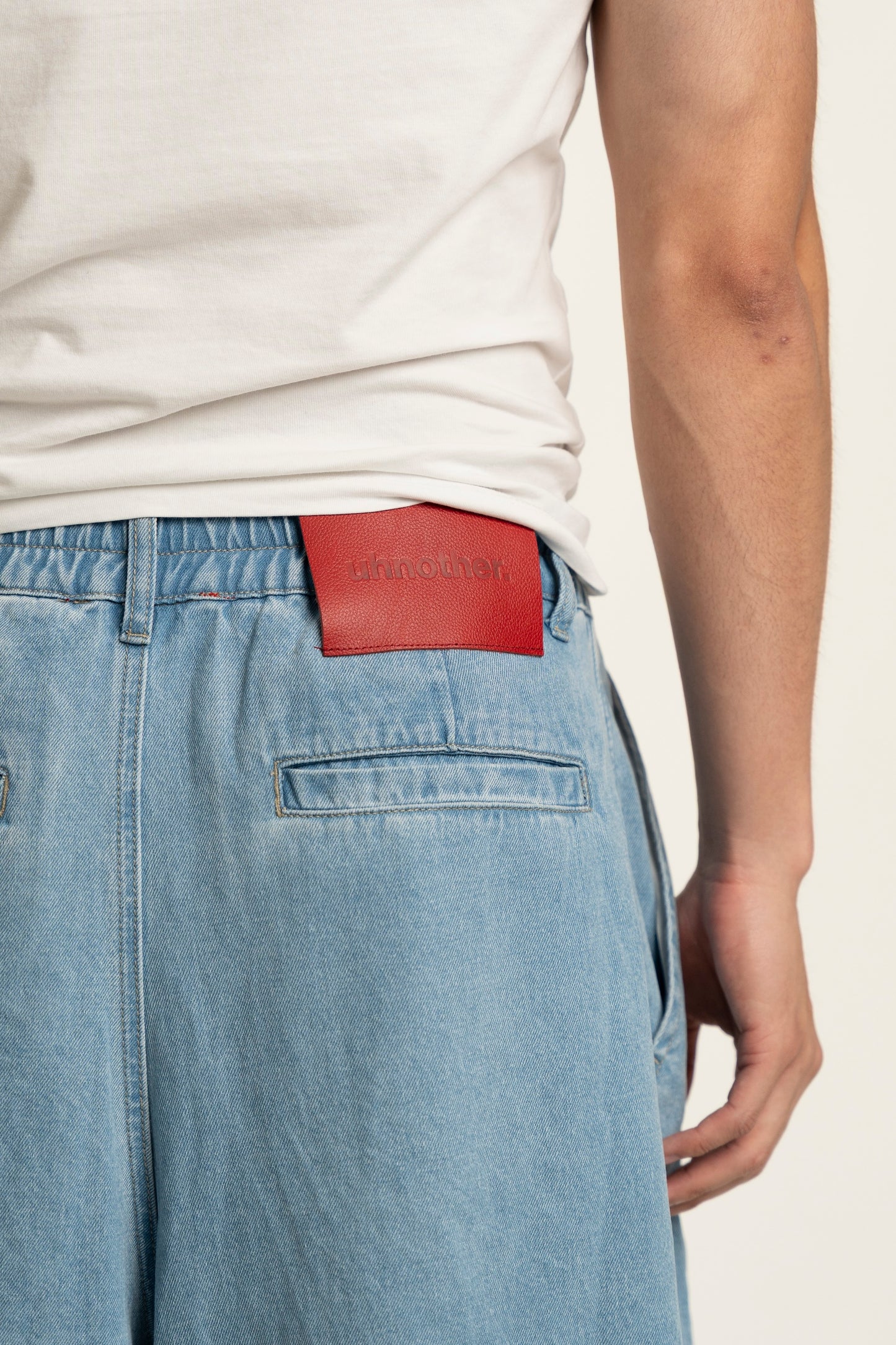 balloon denim jeans (blue)