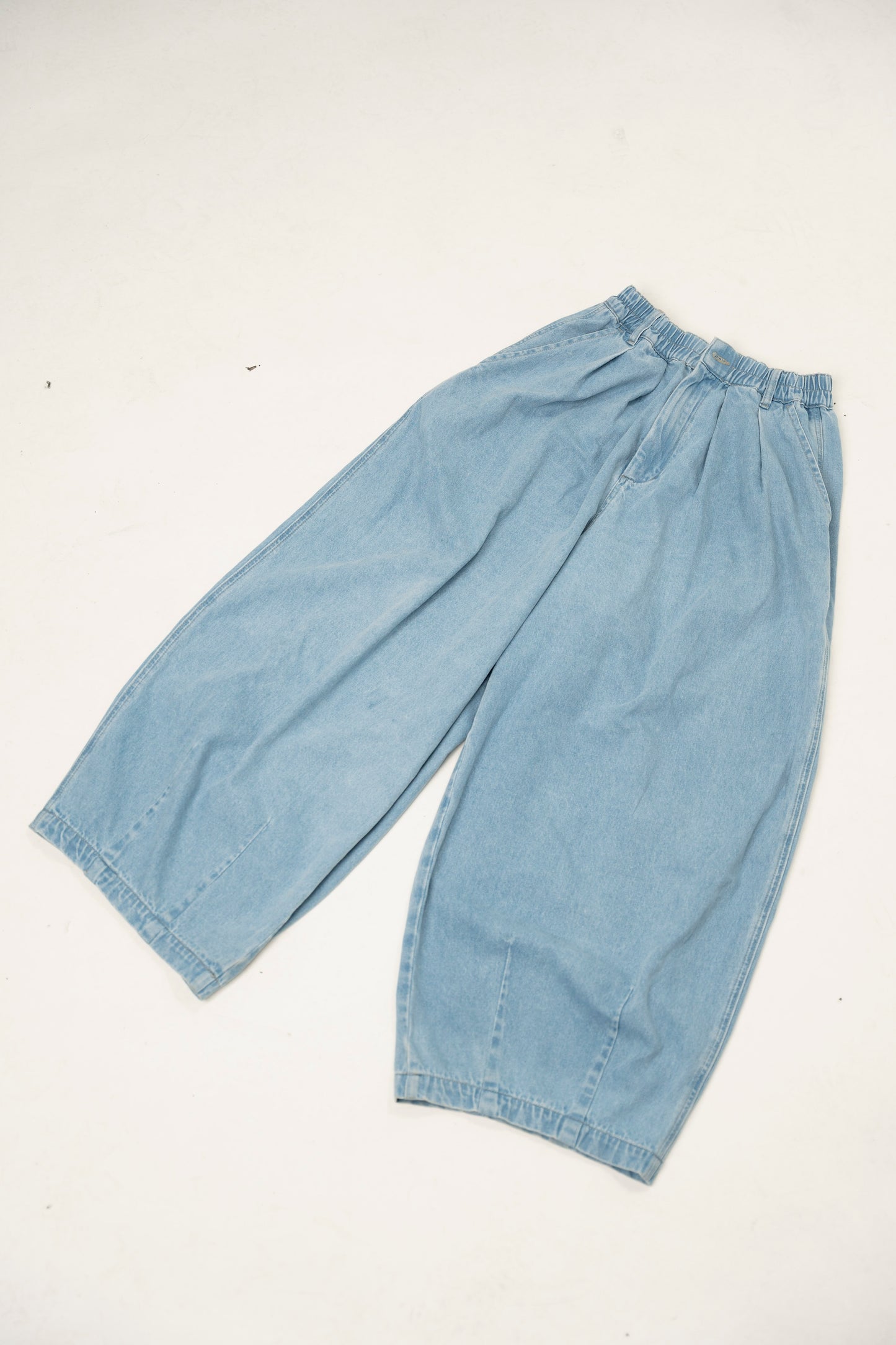 balloon denim jeans (blue)