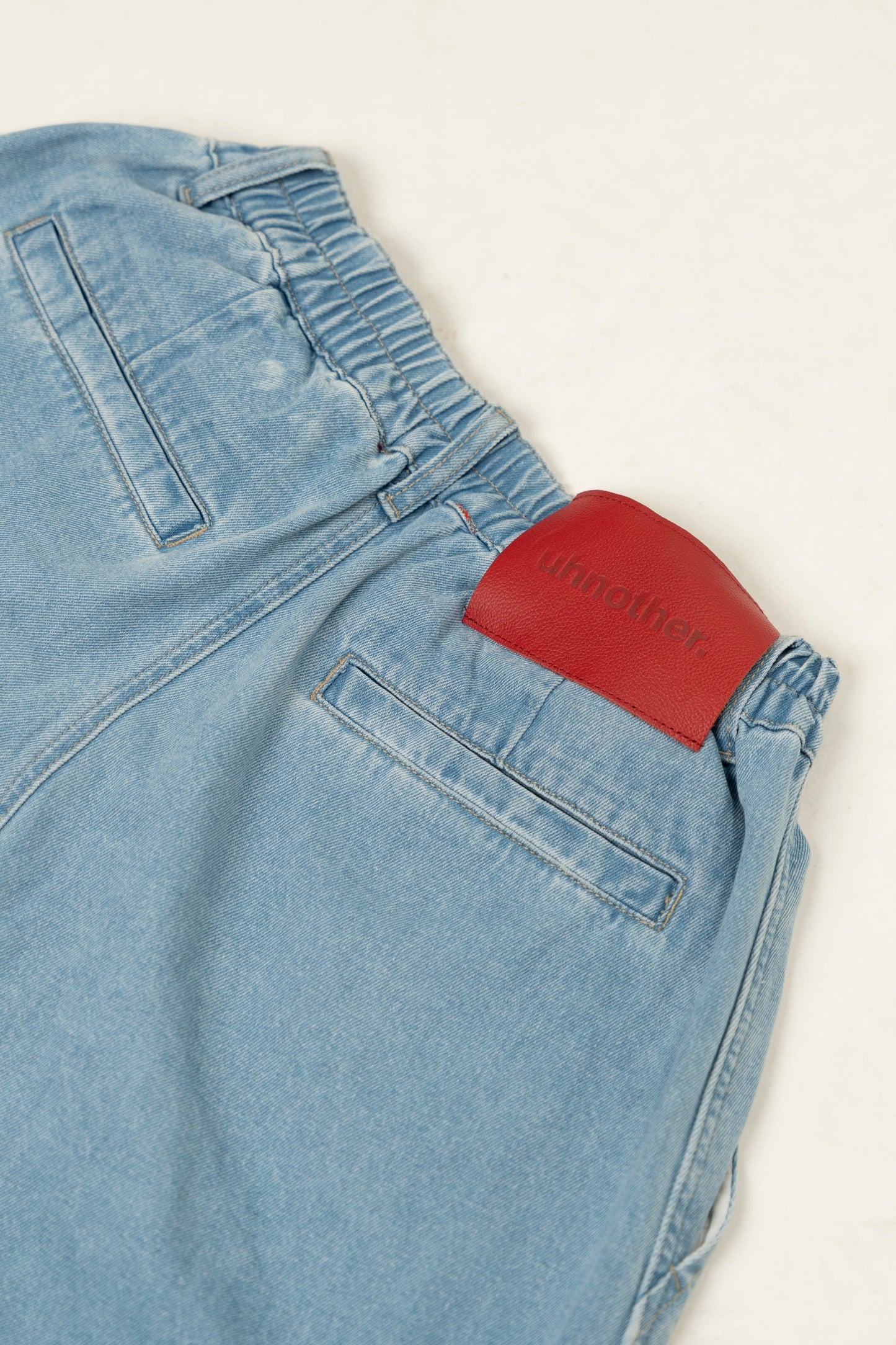 balloon denim jeans (blue)