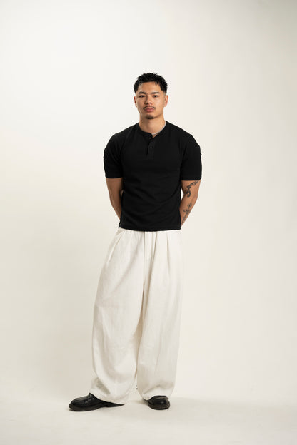 balloon denim jeans (white)