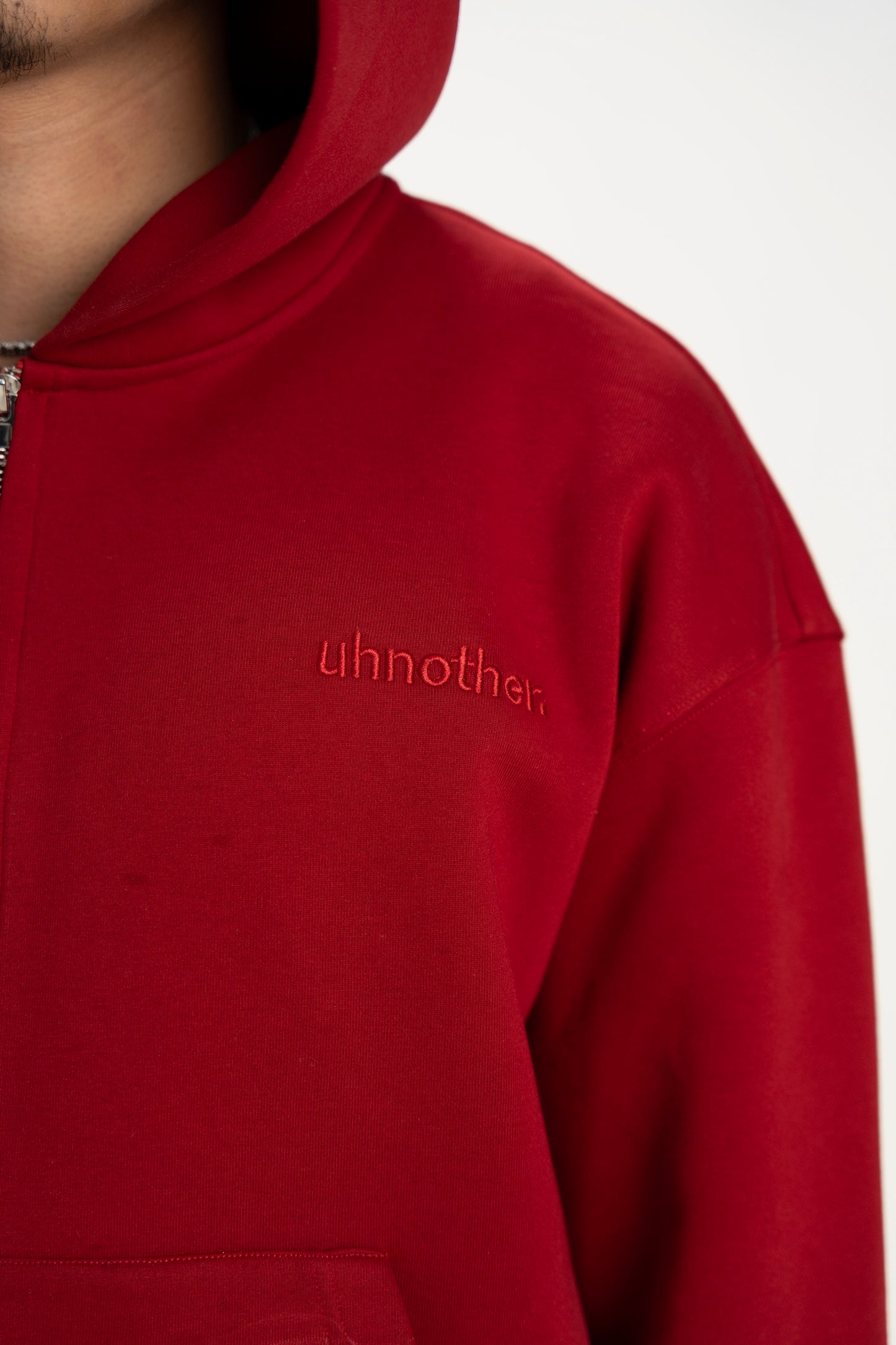 The Perfect Zip-Up Hoodie (Red)