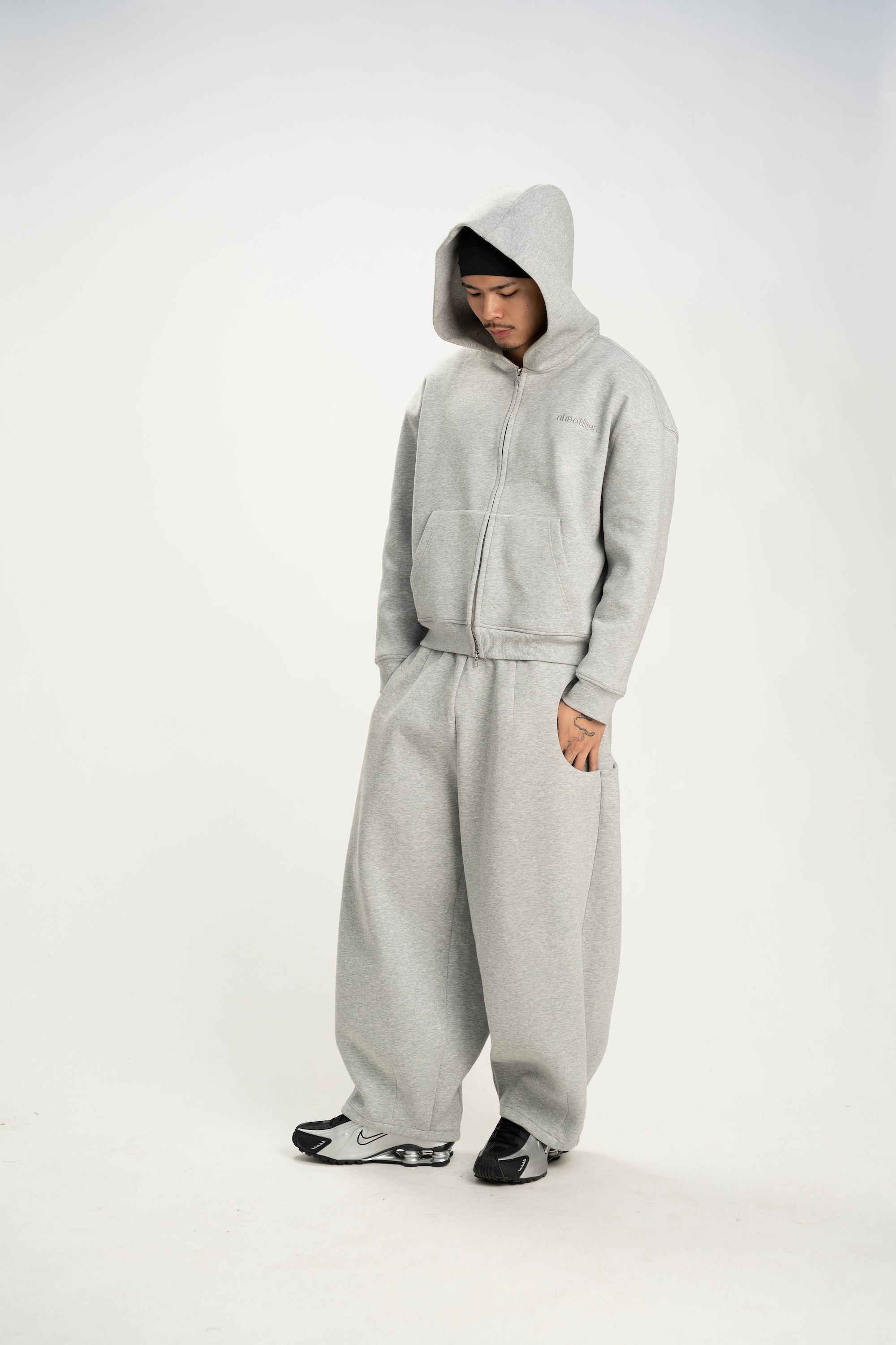 The Perfect Zip-Up Hoodie (Grey) – uhnother.