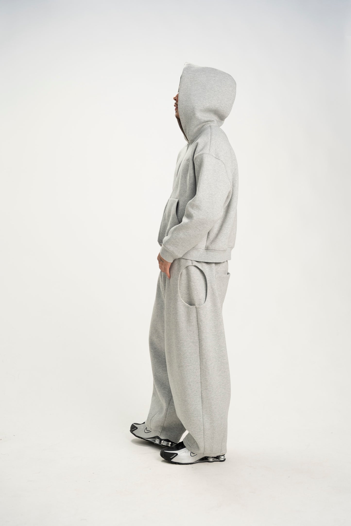 The Perfect Zip-Up Hoodie (Grey)