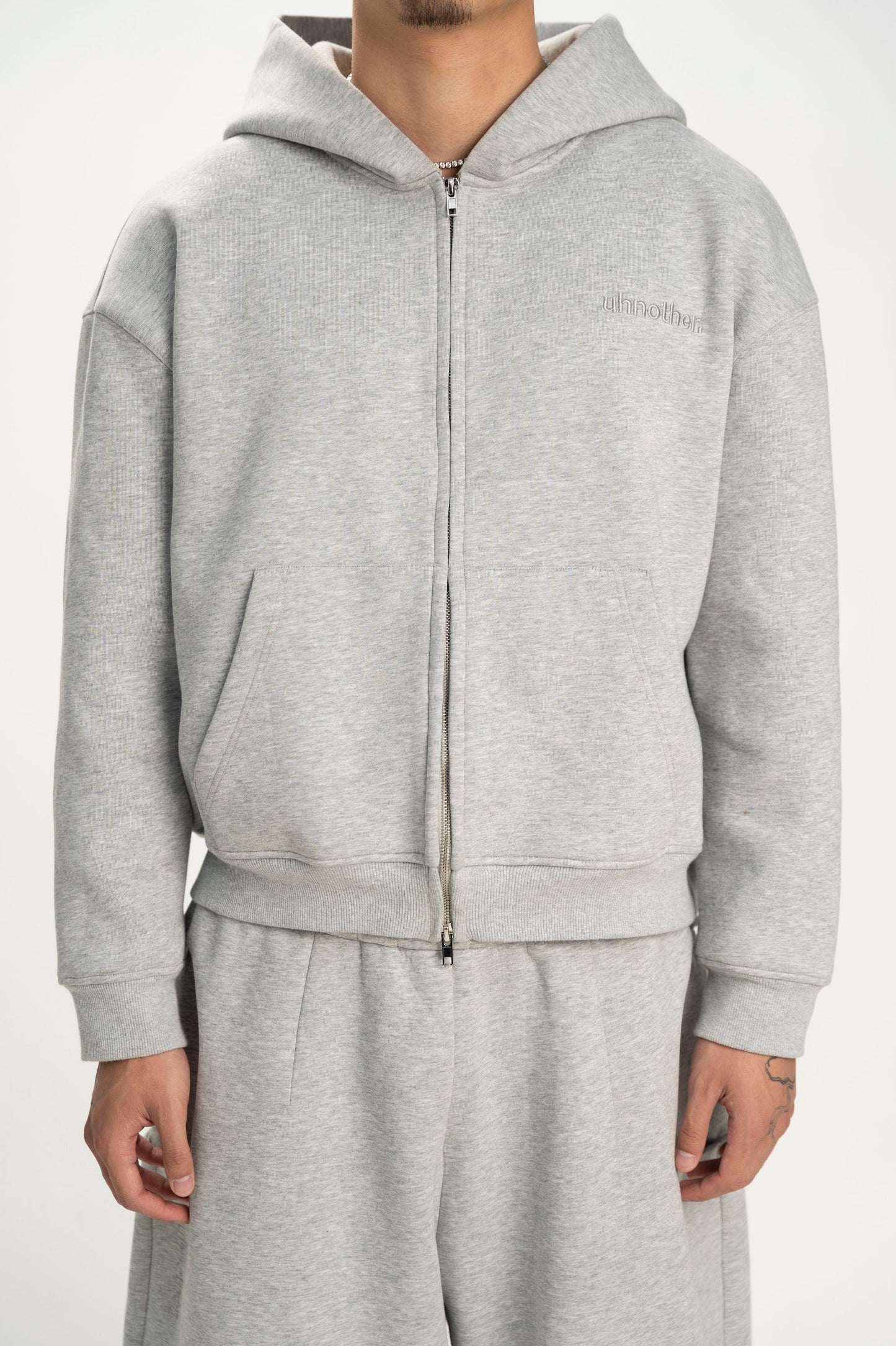 The Perfect Zip-Up Hoodie (Grey)