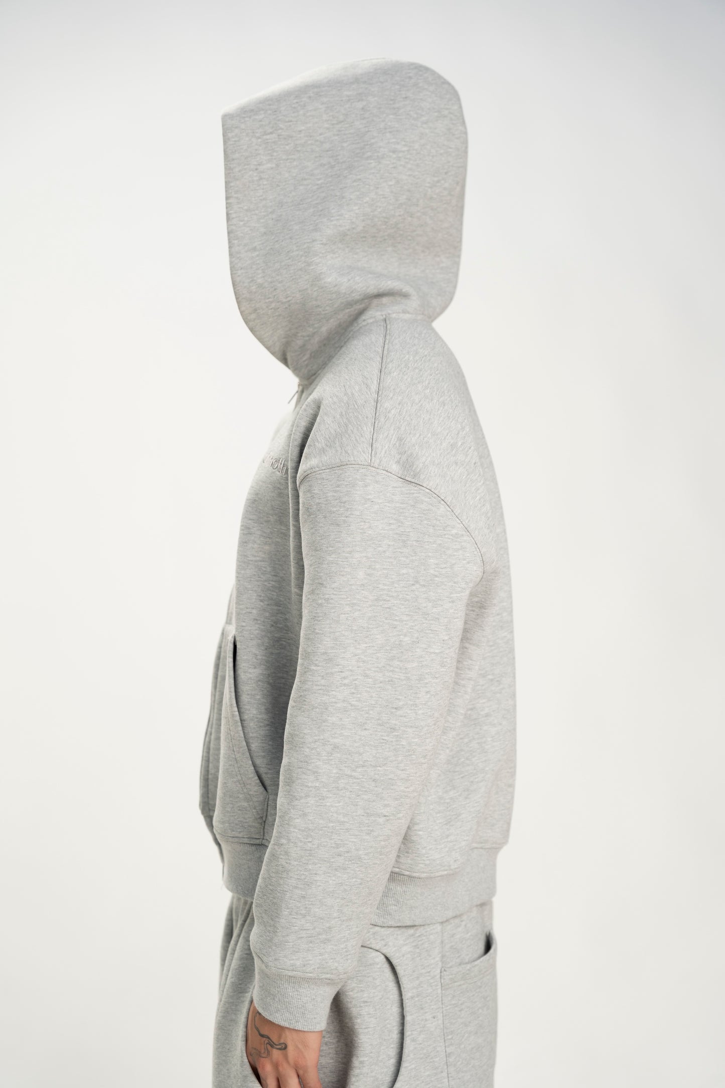 The Perfect Zip-Up Hoodie (Grey)