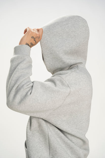 The Perfect Zip-Up Hoodie (Grey)