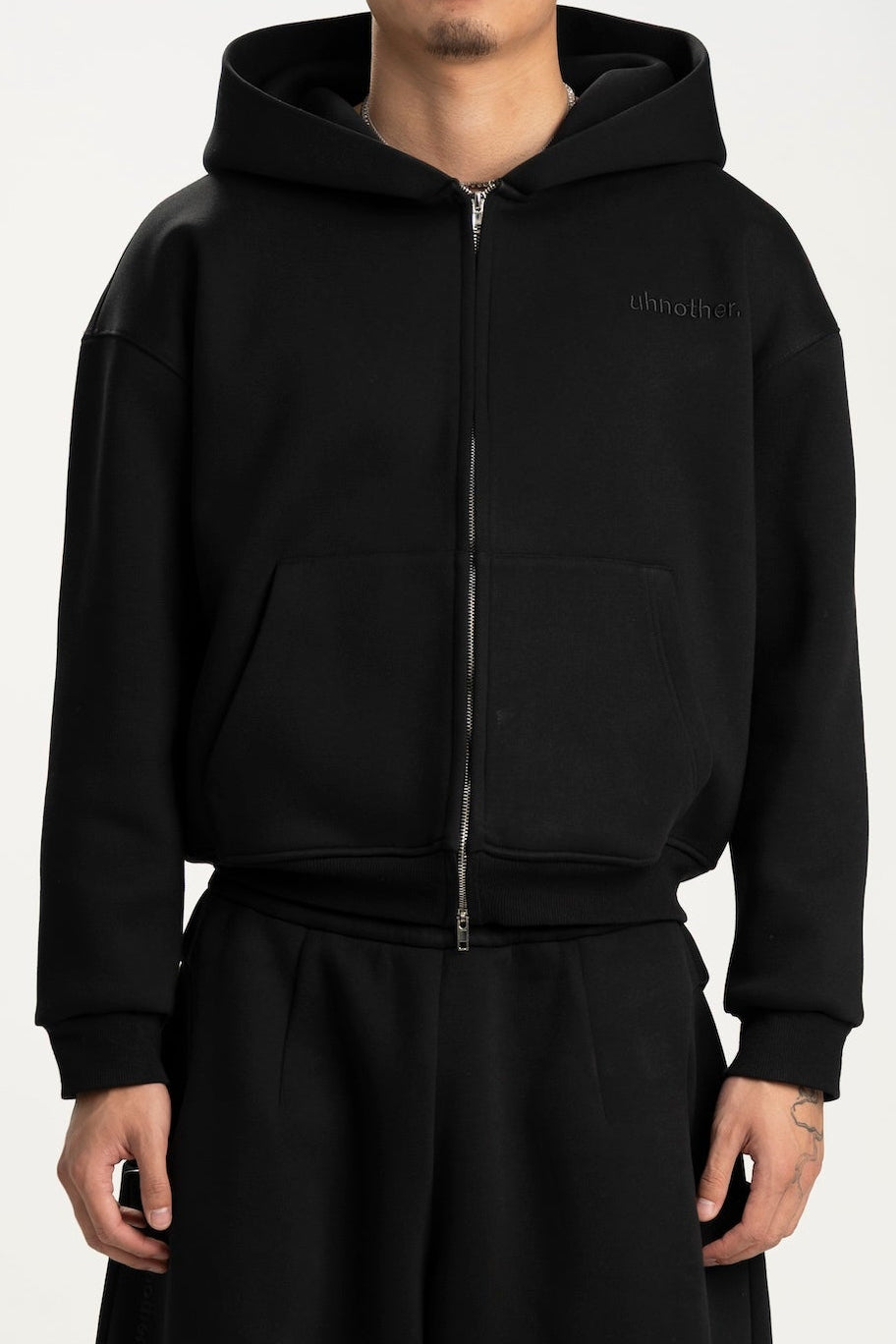 The Perfect Zip-Up Hoodie (Black) – uhnother.