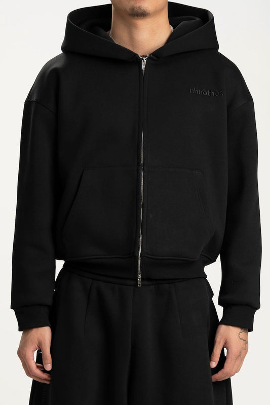 The Perfect Zip-Up Hoodie (Black)