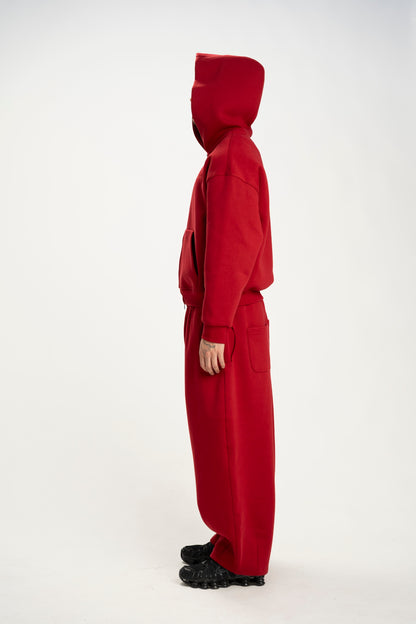 The Perfect Zip-Up Hoodie (Red)
